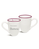 Caneca: Charme na mão, atitude na alma.