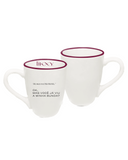 Caneca: Charme na mão, atitude na alma.